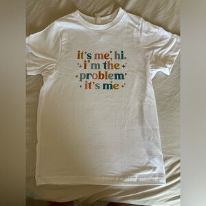 Youth Size Small Taylor Swift “Anti Hero” Song Lyrics Tee